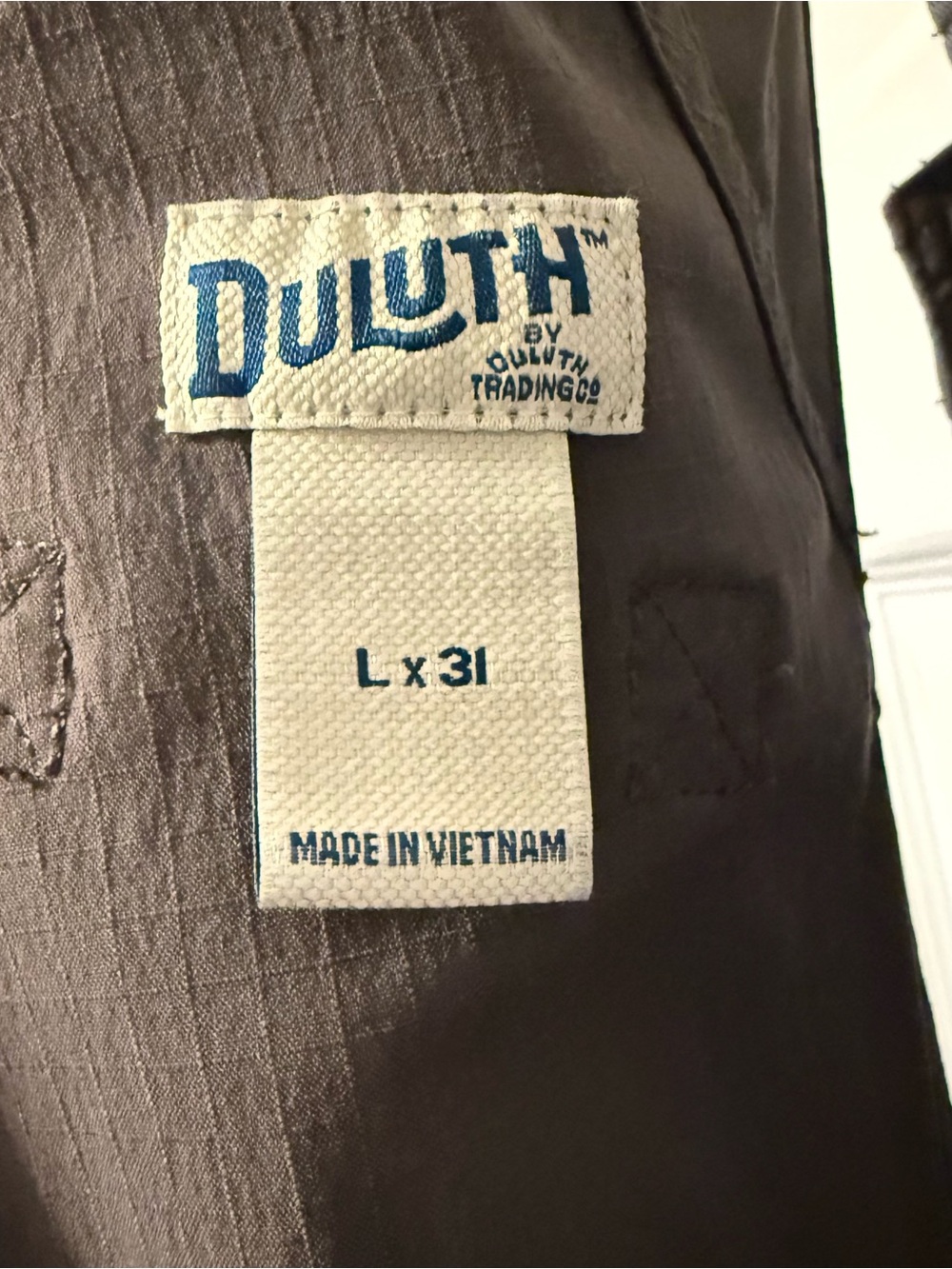 Duluth Trading Co Heirloom Bib Overalls Sz L x 31 - Picture 4 of 5